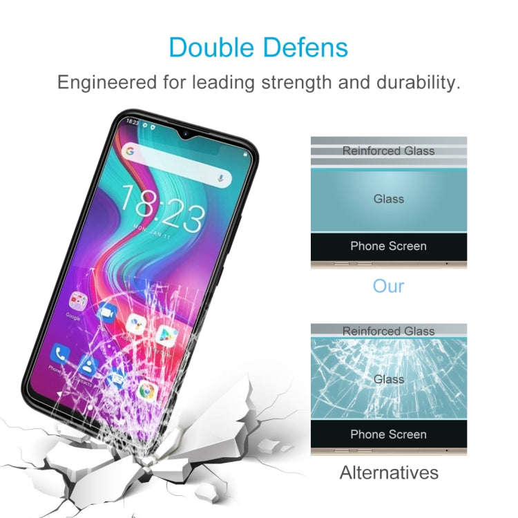For Doogee X96 Pro 10 PCS 0.26mm 9H 2.5D Tempered Glass Film