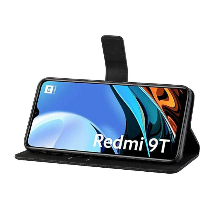 For Xiaomi Redmi 9T Ethnic Style Embossed Pattern Horizontal Flip Leather Case with Holder & Card...