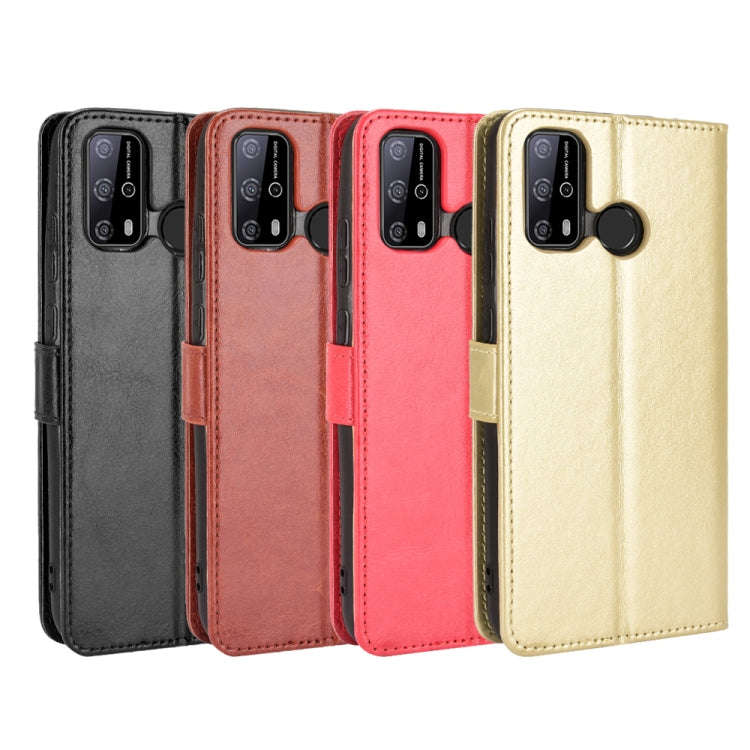 For Oukitel C23 Pro Crazy Horse Texture Horizontal Flip Leather Case with Holder & Card Slots & L...