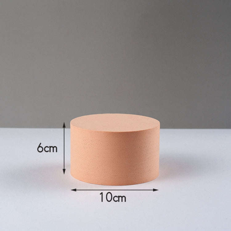 10 x 6cm Cylinder Geometric Cube Solid Color Photography Photo Background Table Shooting Foam Pro...