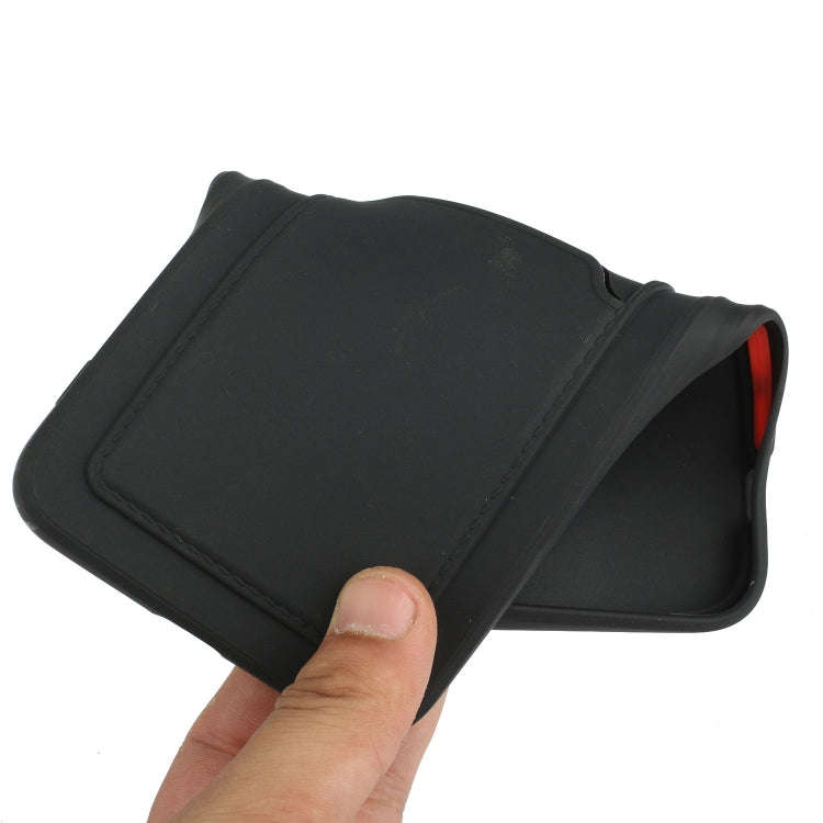 For Xiaomi Redmi Note 10 Card Slot Design Shockproof TPU Protective Case(Black)