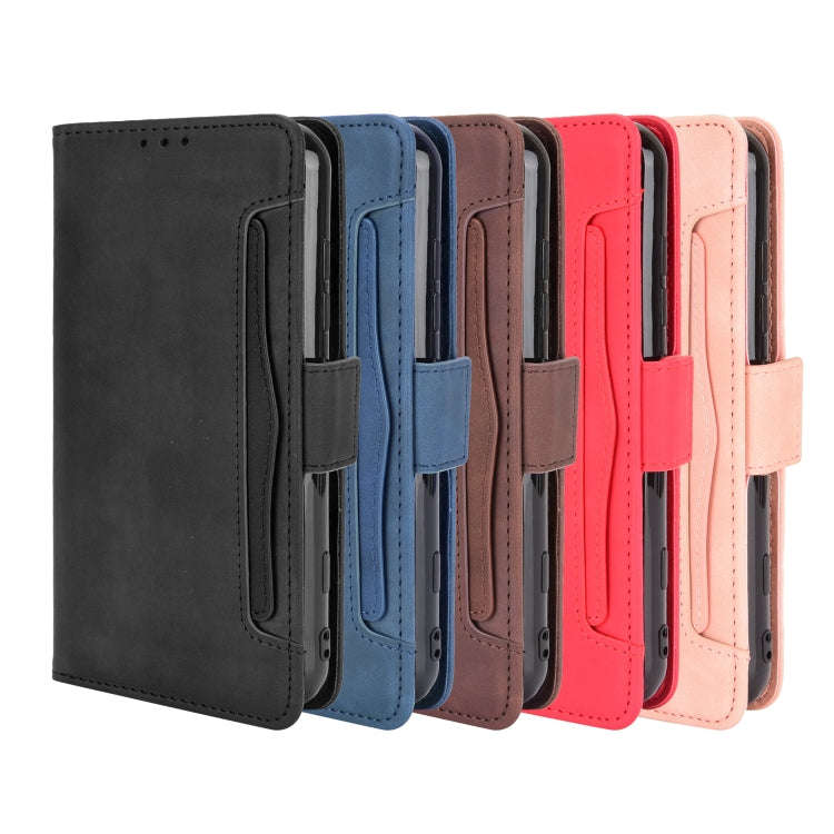 For Oukitel C23 Pro Skin Feel Calf Pattern Horizontal Flip Leather Case with Holder & Card Slots ...