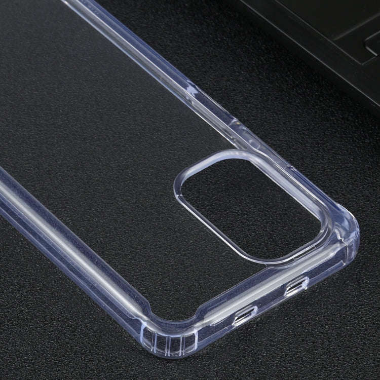 For Xiaomi Redmi K40 / K40 Pro Four-corner Shockproof Transparent TPU + PC Protective Case