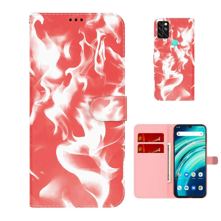For UMIDIGI A9 Pro Cloud Fog Pattern Horizontal Flip Leather Case with Holder & Card Slot & Walle...