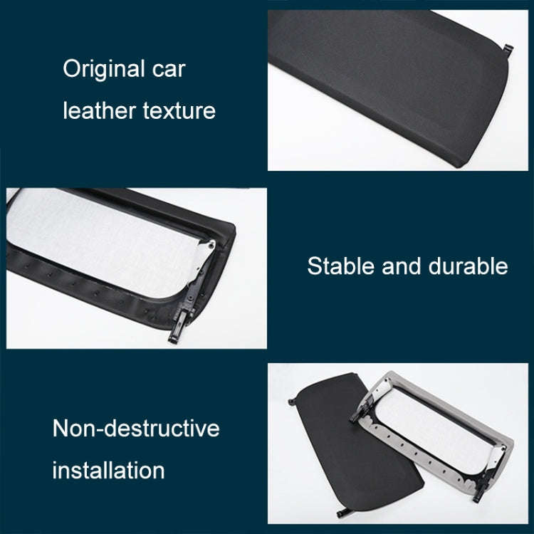 Car Seat Rear Panel Storage Bag 5210 9173 668 for BMW 5 Series / 7 Series, Standard Version(Black)