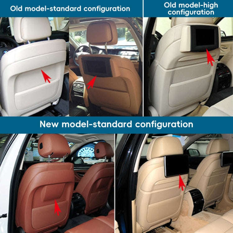 Car Seat Rear Panel Storage Bag 5210 9173 668 for BMW 5 Series / 7 Series, Standard Version(Black)