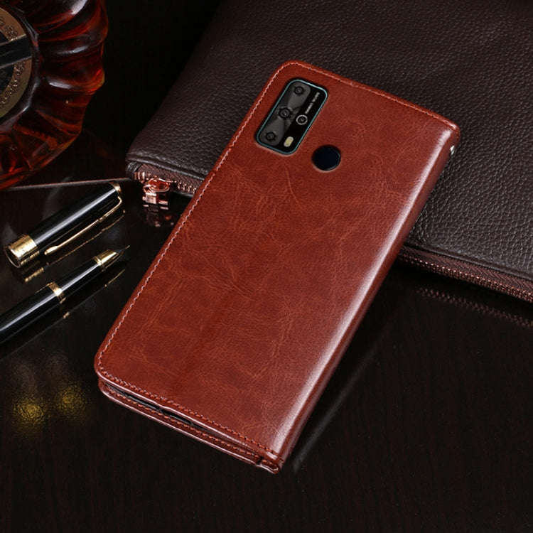 For Oukitel C23 Pro idewei Crazy Horse Texture Horizontal Flip Leather Case with Holder & Card Sl...