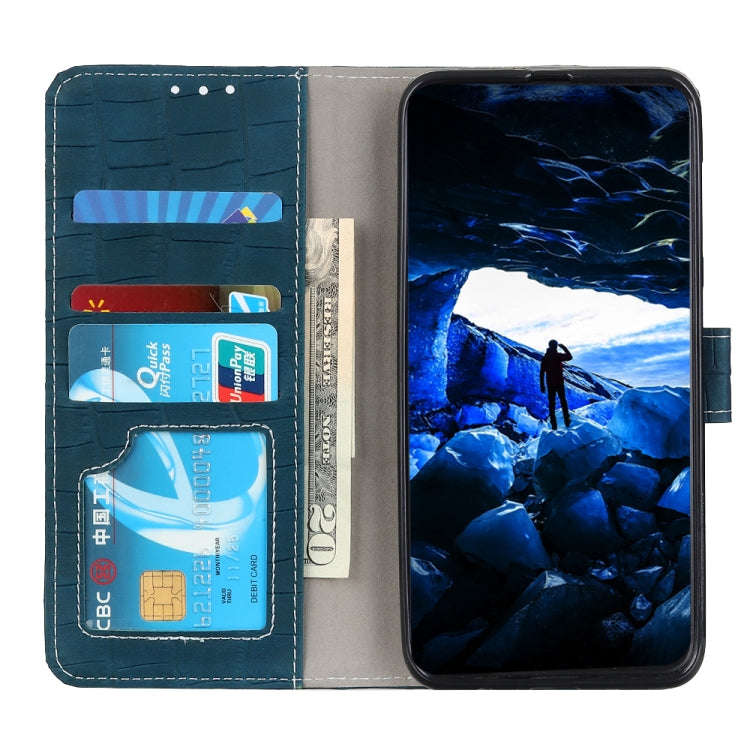 For Xiaomi Redmi Note 8 2021 Crocodile Texture Horizontal Flip Leather Case with Holder & Wallet ...