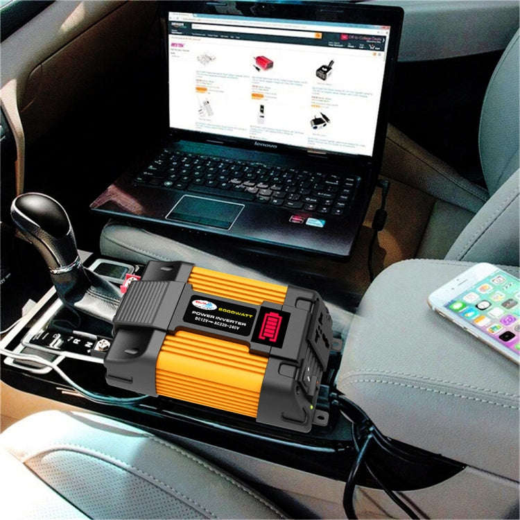 Little Wasp 12V to 220V 6000W Car Power Inverter with LED Display & Dual USB