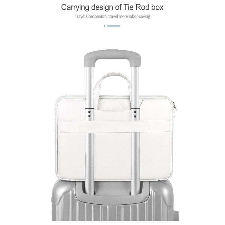 ST01KT Lightweight PU Printed Laptop Bag, Size:14.1-15.4 inch(Ice Cream)