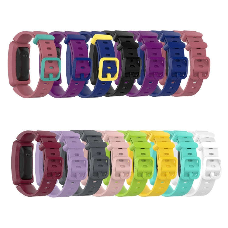 Smart Watch Silicon Watch Band for Fitbit Inspire HR(Dark Blue)
