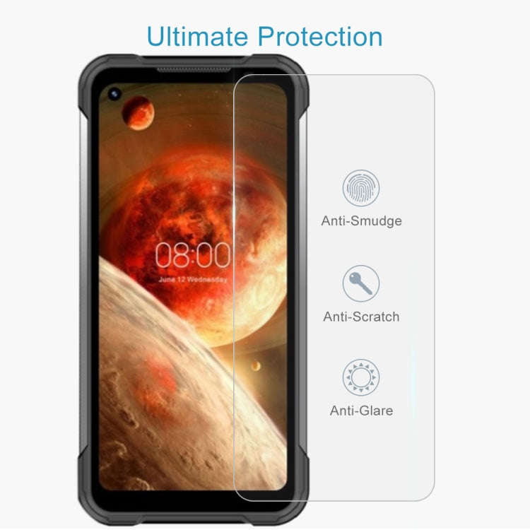 For Doogee S97 Pro 50 PCS 0.26mm 9H 2.5D Tempered Glass Film