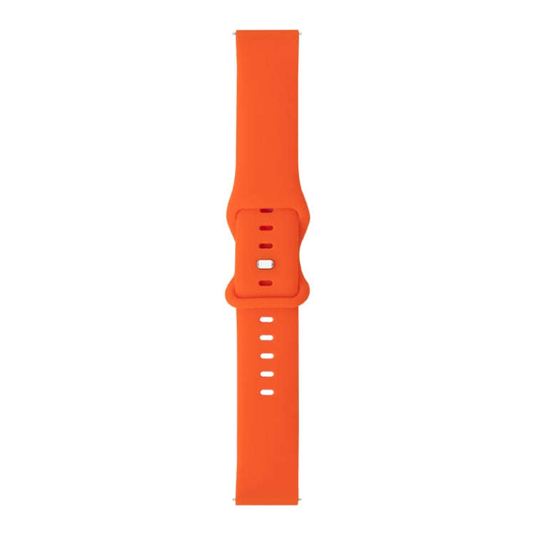 For Amazfit GTS / GTS 2 8-buckle Silicone Watch Band(Orange)