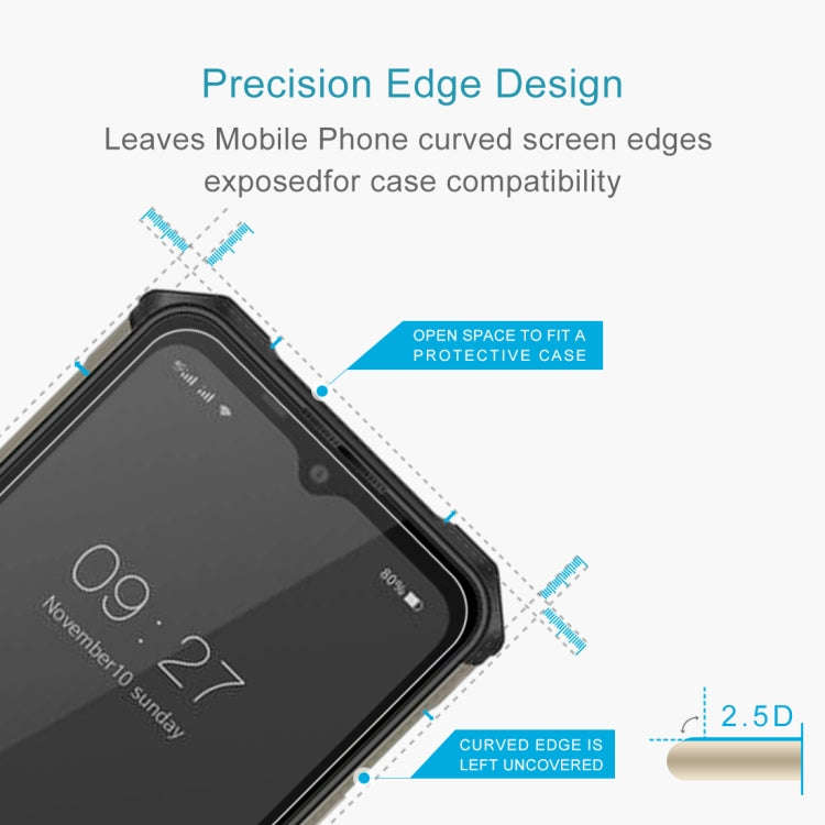 For Oukitel WP13 / WP13 5G 10 PCS 0.26mm 9H 2.5D Tempered Glass Film