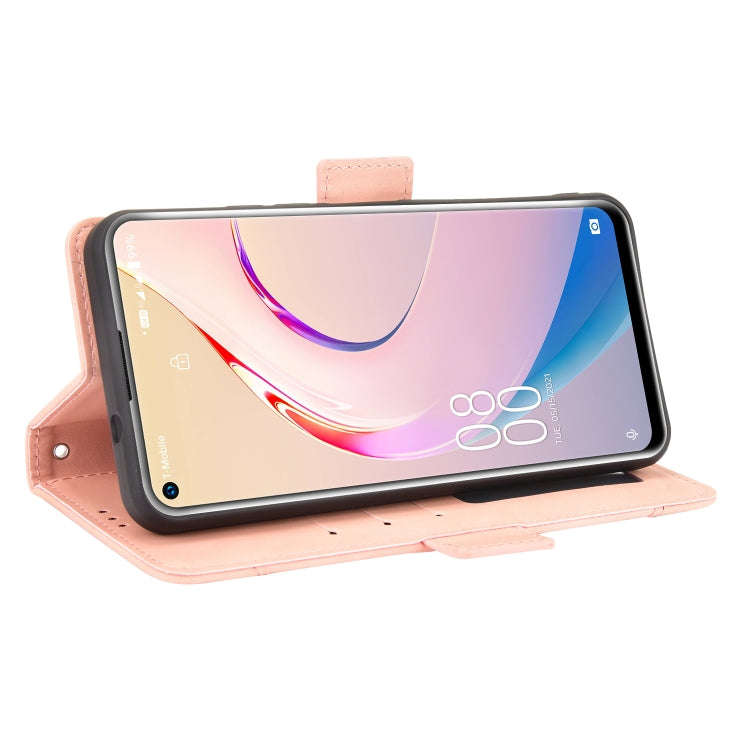 For Oukitel C21 Pro Skin Feel Calf Pattern Horizontal Flip Leather Case with Holder & Card Slots ...