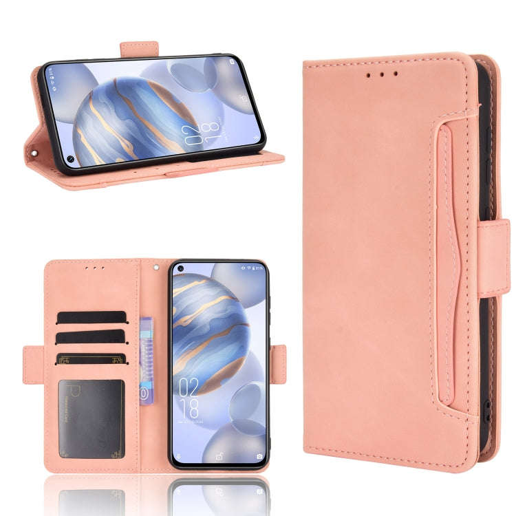 For Oukitel C21/C21 Pro Skin Feel Calf Pattern Horizontal Flip Leather Case with Holder & Card Sl...