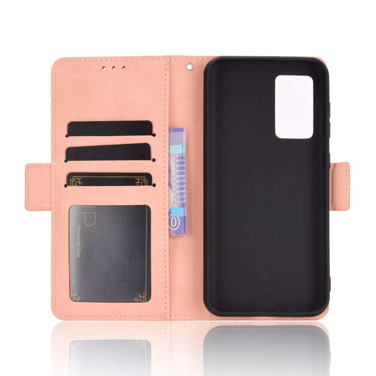 For Oukitel C21/C21 Pro Skin Feel Calf Pattern Horizontal Flip Leather Case with Holder & Card Sl...