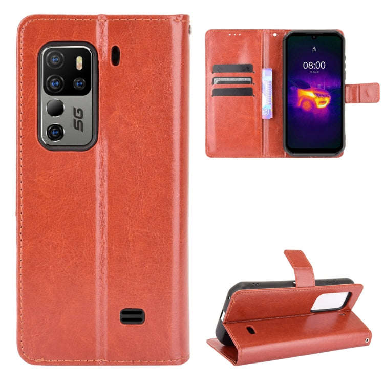 For Ulefone Armor 11 5G/11T 5G Crazy Horse Texture Horizontal Flip Leather Case with Holder & Car...
