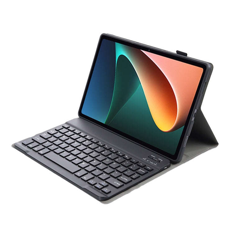 A0N5 Ultra-thin Detachable Lambskin Texture TPU Bluetooth Keyboard Leather Tablet Case with Holde...