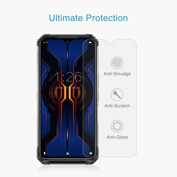 For Doogee S95 Pro 10 PCS 0.26mm 9H 2.5D Tempered Glass Film