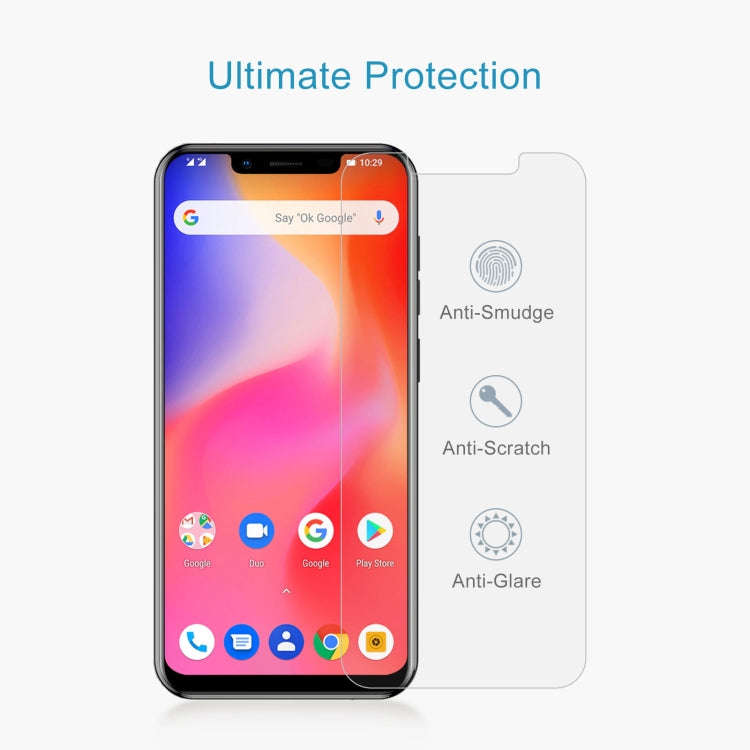 For Ulefone S10 Pro 50 PCS 0.26mm 9H 2.5D Tempered Glass Film