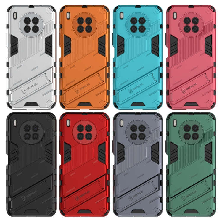 For Huawei nova 8i Foreign Version Punk Armor 2 in 1 PC + TPU Shockproof Case with Invisible Hold...