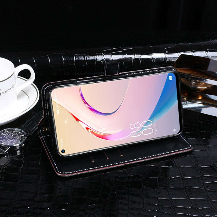 For Oukitel C21 Pro idewei Crocodile Texture Horizontal Flip Leather Case with Holder & Card Slot...