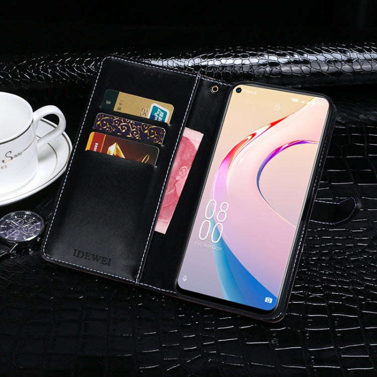 For Oukitel C21 Pro idewei Crocodile Texture Horizontal Flip Leather Case with Holder & Card Slot...