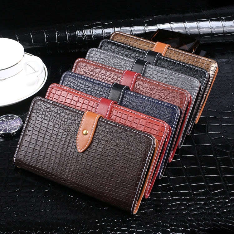 For Oukitel C21 Pro idewei Crocodile Texture Horizontal Flip Leather Case with Holder & Card Slot...