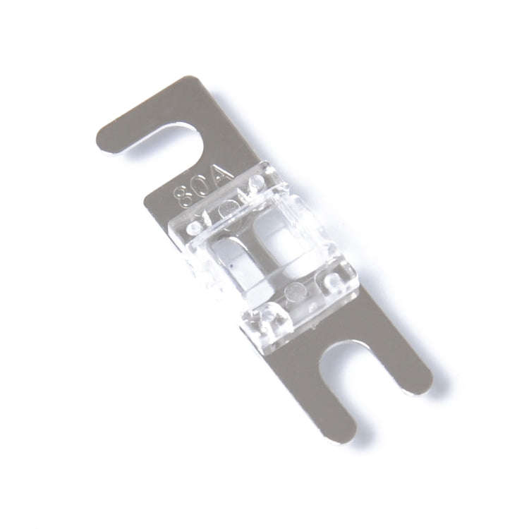 A0304 Transparent 5 PCS Car Audio AFS Mini ANL 80A Fuse Nicked Plated
