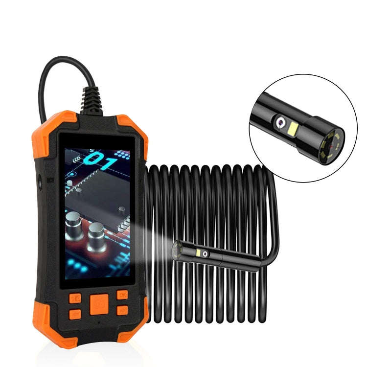 T20 4.3 inch IPS Color Screen 7.9mm Dual Cameras Waterproof Hard Cable Digital Endoscope, Length:...
