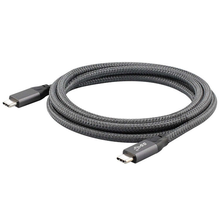 100W USB-C / Type-C Male to USB-C / Type-C Male Full-function Data Cable with E-mark, Cable Lengt...