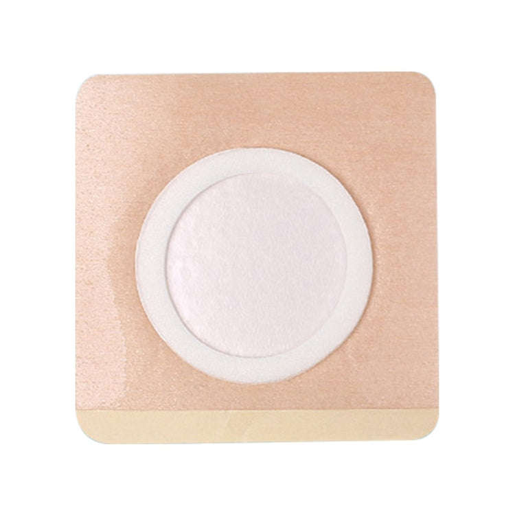 100 PCS 042 Spunlace Non-woven Stickers Anti-osmosis Three-volt Belly Button Plaster, Size:7x7x3c...