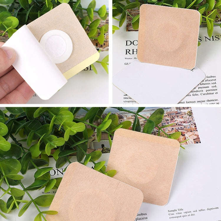 100 PCS 042 Spunlace Non-woven Stickers Anti-osmosis Three-volt Belly Button Plaster, Size:7x7x3c...