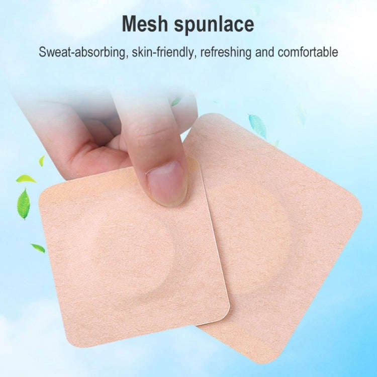 100 PCS 042 Spunlace Non-woven Stickers Anti-osmosis Three-volt Belly Button Plaster, Size:7x7x3c...