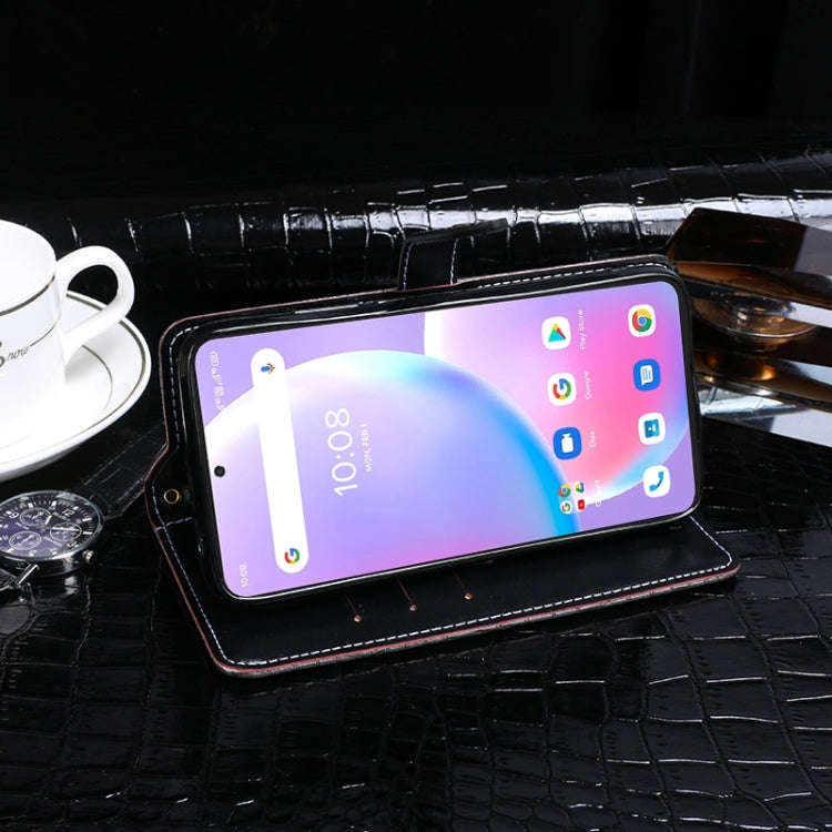 For UMIDIGI A11 Pro Max idewei Crocodile Texture Horizontal Flip Leather Case with Holder & Card ...