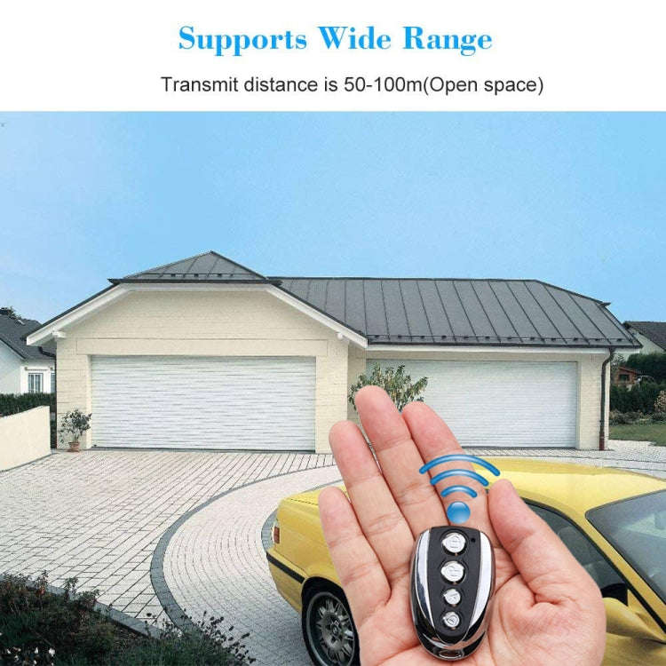 K18 Universal U-shaped Copy Electric Rolling Shutter Door Gate Garage Remote Controller, 433MHZ
