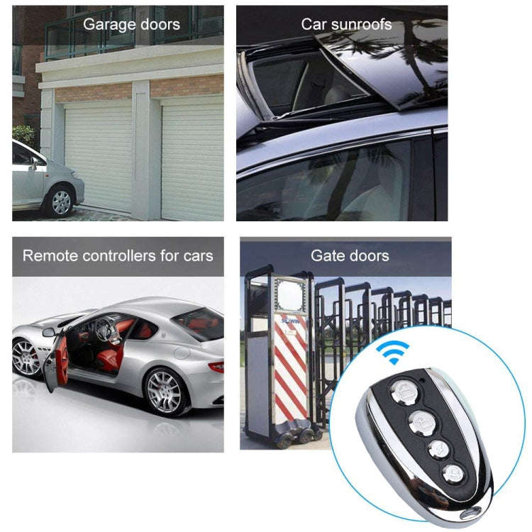 K18 Universal U-shaped Copy Electric Rolling Shutter Door Gate Garage Remote Controller, 433MHZ