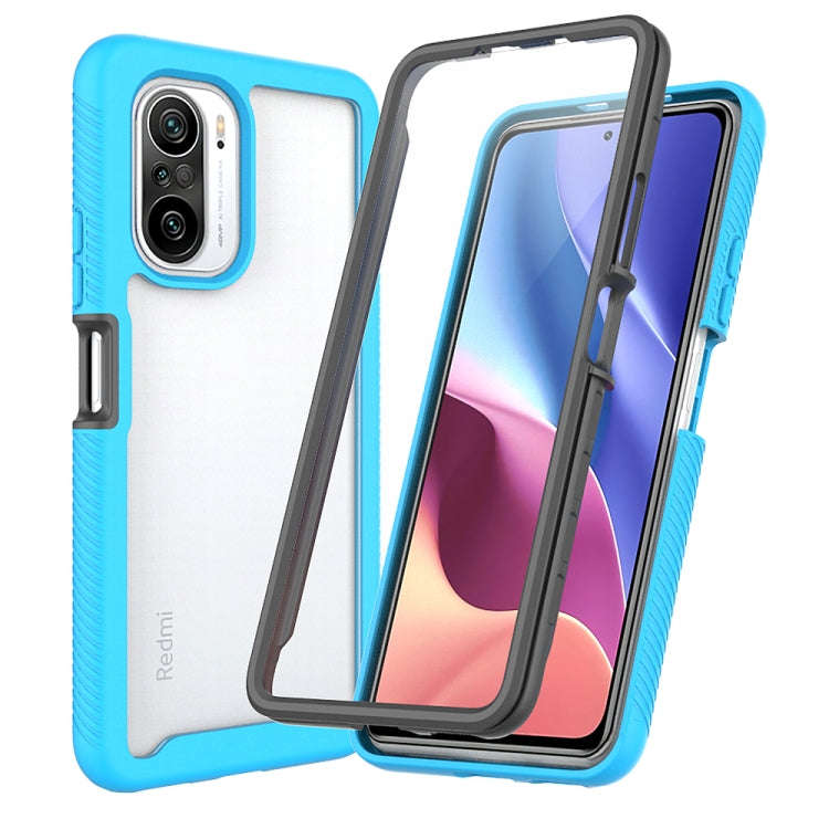 For Xiaomi Poco F3 / Redmi K40 Starry Sky Solid Color Series Shockproof PC + TPU Protective Case ...