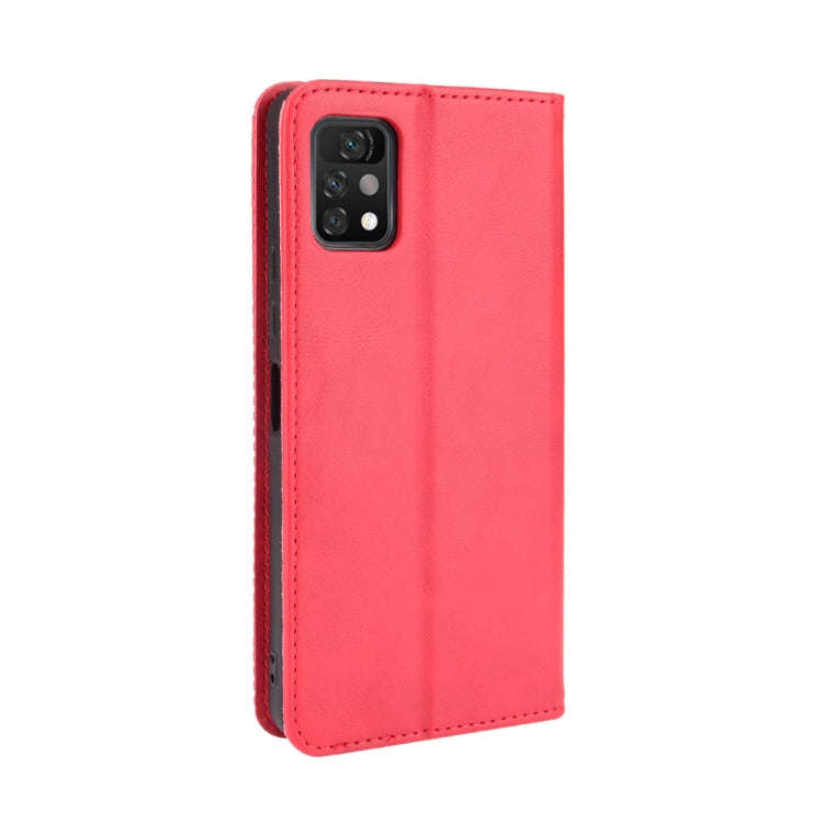 For Umidigi A11 Pro Max Magnetic Buckle Retro Crazy Horse Texture Horizontal Flip Leather Case wi...