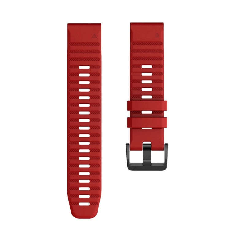 For Garmin Fenix 6X 26mm Silicone Smart Watch Watch Band(Red)