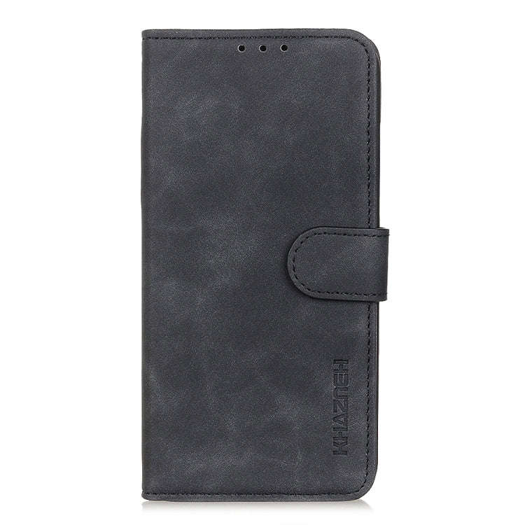 For Huawei nova 9 KHAZNEH Retro Texture Horizontal Flip Leather Phone Case(Black)