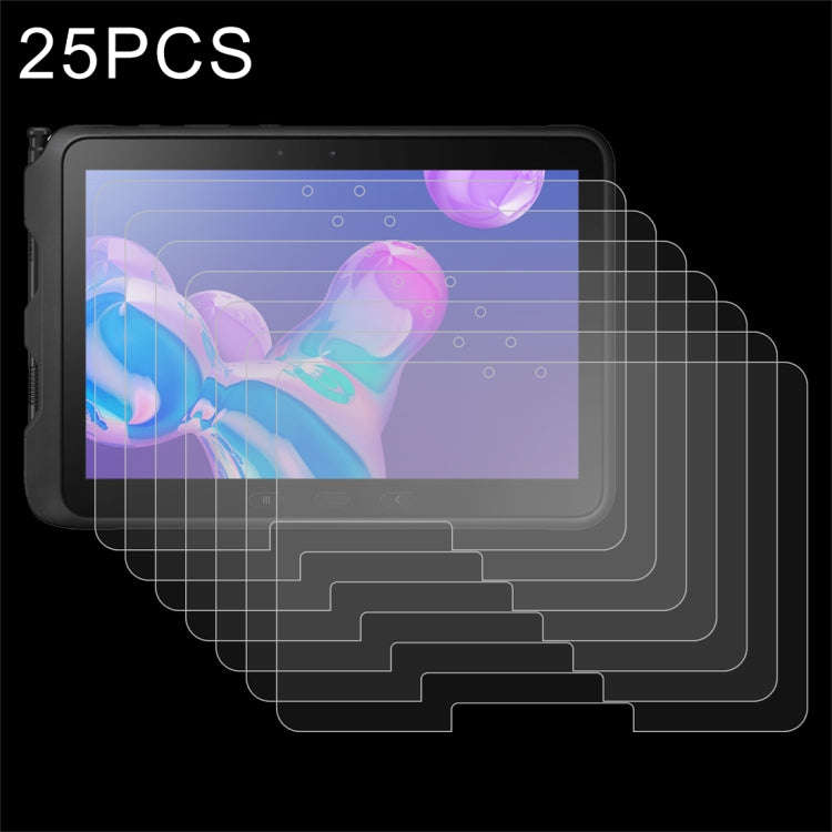 25 PCS For Galaxy Tab Active Pro T545 / Active4 Pro / Tab Active5 Pro 9H 0.3mm Explosion-proof Te...