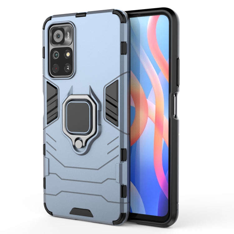 For Xiaomi Redmi Note 11 China / Poco M4 Pro 5G PC + TPU Shockproof Protective Phone Case with Ma...