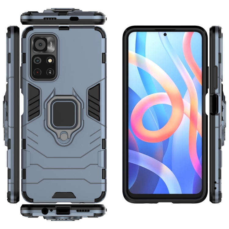For Xiaomi Redmi Note 11 China / Poco M4 Pro 5G PC + TPU Shockproof Protective Phone Case with Ma...