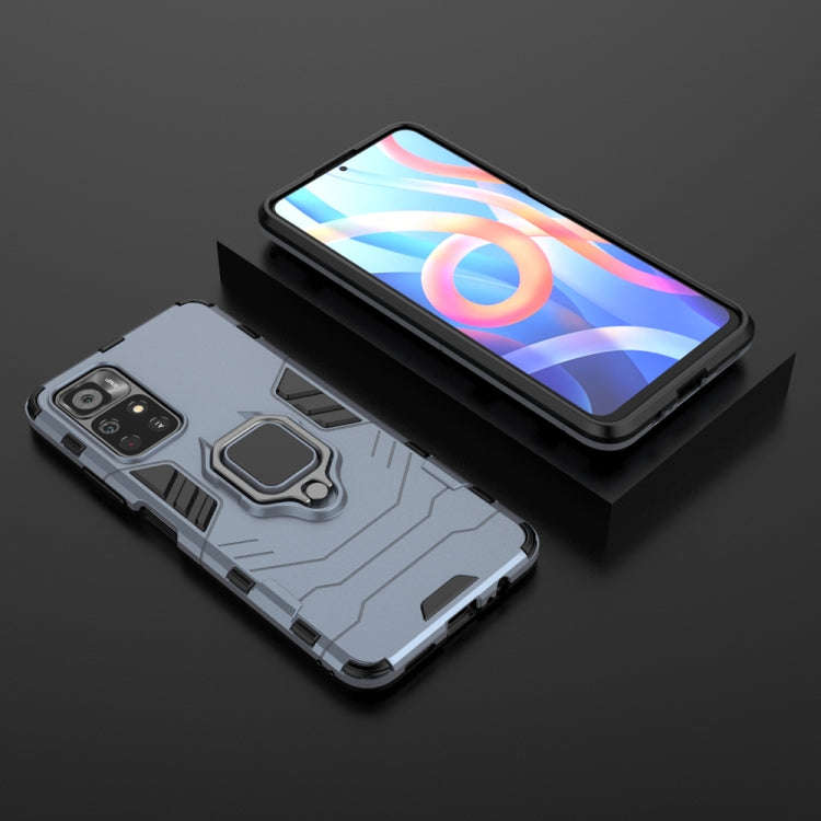 For Xiaomi Redmi Note 11 China / Poco M4 Pro 5G PC + TPU Shockproof Protective Phone Case with Ma...