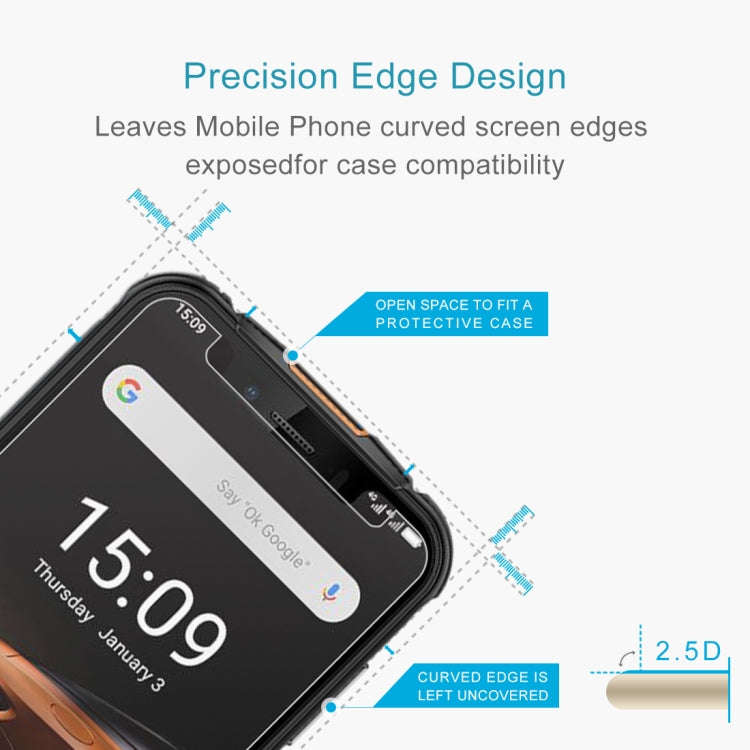 10 PCS 0.26mm 9H 2.5D Tempered Glass Film For Ulefone Armor 5 / 5S