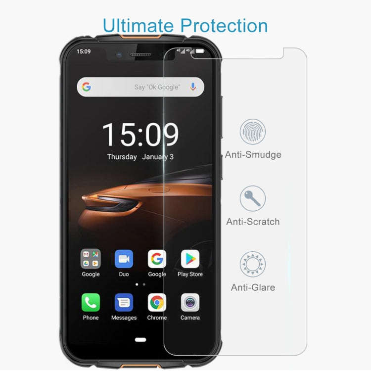 10 PCS 0.26mm 9H 2.5D Tempered Glass Film For Ulefone Armor 5 / 5S
