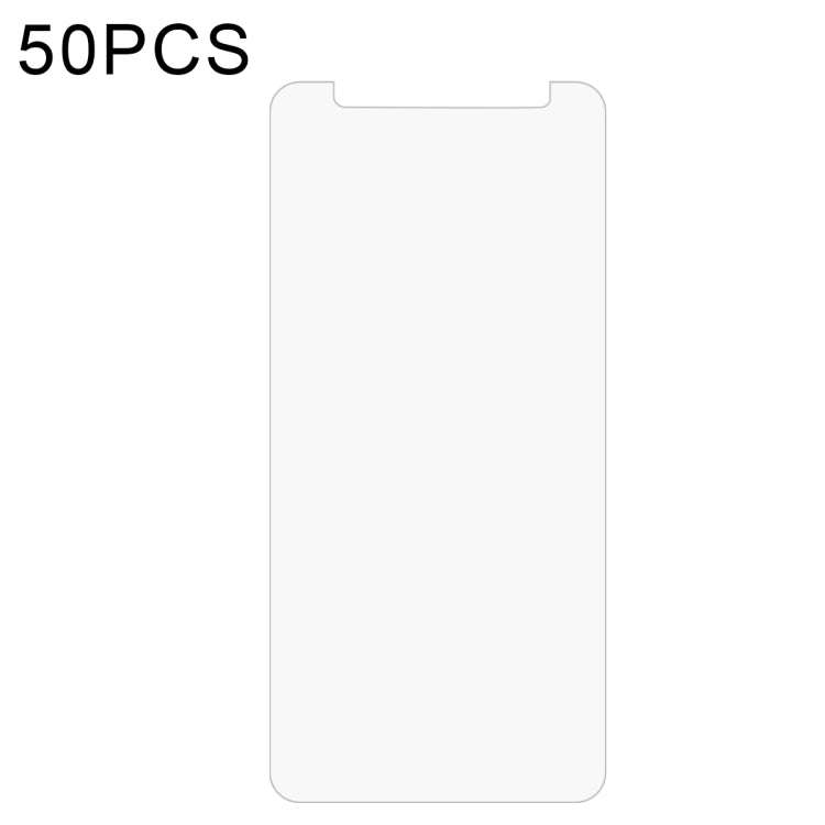 50 PCS 0.26mm 9H 2.5D Tempered Glass Film For Ulefone Armor 5 / 5S