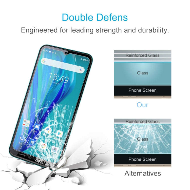 10 PCS 0.26mm 9H 2.5D Tempered Glass Film For Oukitel C23 Pro
